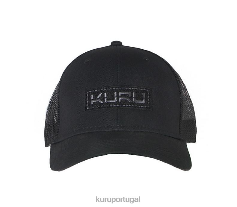 unissex preto Kuru chapéu de caminhoneiro chapéu 666HJ209