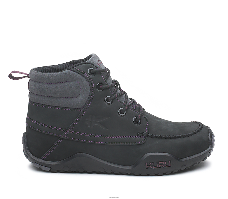 mulheres preto azeviche/basalto/roxo figo Kuru busca sapato 666HJ130